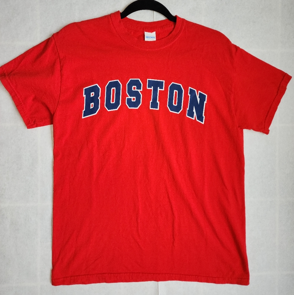 Red & Blue Boston T-shirt